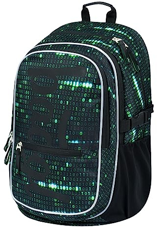 Baagl Mochila escolar para niños con espalda ergonómica, correa para el pecho y elementos reflectantes, Numbers