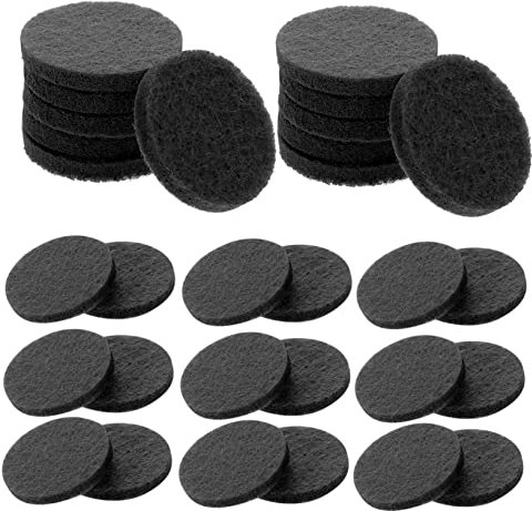 LALAFINA 100 Stück Baumwoll Nachfüll Diffusorpads Aromatherapie Pad Ersatz Für Ätherische Öl Medaillon Auto Lüftungsclip Aromadiffusor Zubehör Natürliche Duftunterlage Für Luftverbesserung