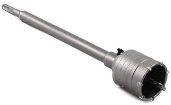 Kovalmax® Fresa per muro cemento tazza 55 mm asta prolunga 60 cm attacco sds plus da trapano