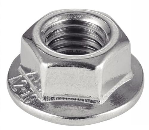 ACTON Ecrou à embase crantée - Inox A2 M10 - Boîte de 100 - Vis, pointes, boulons