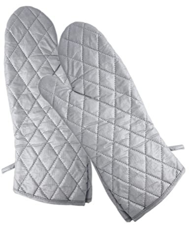 Gloves Thick Cotton Oven Heat Resistant Microwave 1 Pair Mitts