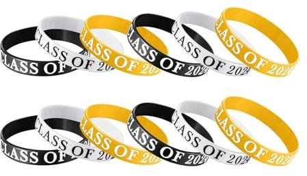 Porceosy Stretch-Armbänder, Motivationsarmbänder, Unisex, Silikon, bedruckt, elastisch, farbiges Zitat für inspirierende Motivationen, 12 Stück, Silikon, Sekundärer Stein