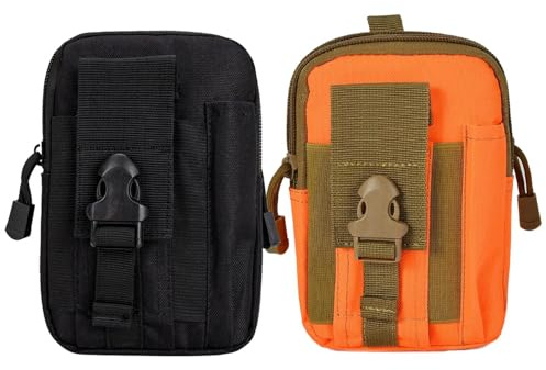 YSJCHEBS Lot De 2 Sacs De Taille De Sport, Sacs De Rangement Multifonctionnels, Sacs De Taille Portables, Sacs De Rangement Simples, Sacs De Bras, Équipement De Plein Air