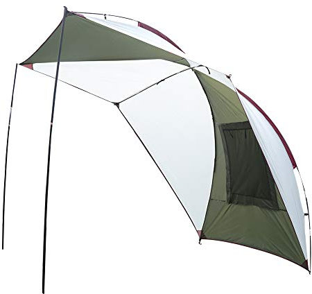 Toldo portátil para portón trasero de coche, impermeable, refugio para SUV, barbacoa, refugio solar, al aire libre, ligero, resistente a desgarros, toldo de camping con tragaluz