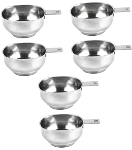 MAGICLULU 3 Set Imbuto A Bocca Larga Liquido Imbuti Ampio Imbuto Filtro Distributore Big Mouth Contenitori Tramoggia Liquore Imbuto Travaso Olio Acciaio Inossidabile Silver 2 Pezzi * 3