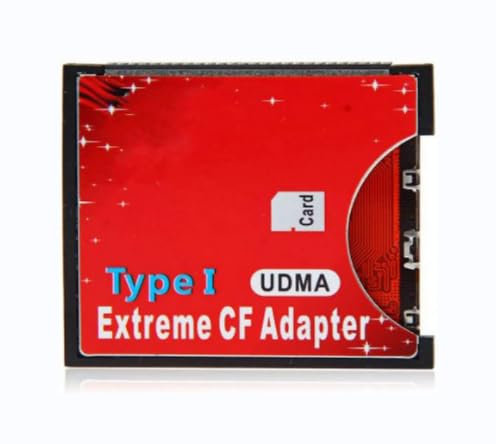 BR & TD SDHC SDXC to CF Compact Flash Memory Card Adapter Reader Type I