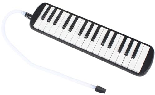 Yardwe 32 Tasten Melodica Satz Mit Langem Und Kurzem Rohr Tragbares Musikinstrument Für Kinder Und Anfänger Klang Sicherer Kunststoff Geeignet Für Schule Und Zuhause