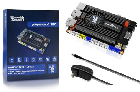 WayPonDEV youyeetoo X1s X86 - Mini PC de 64 bits con Windows 10/11/Linux con CPU Celeron N5095, compatible con WiFi y BT NFC, PCIe3.0 M.2 2280 NVMe o SATA SSD (X1s 8+128GB)