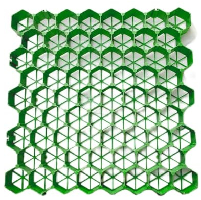 Bases de Dalles de Pavage en Plastique et grilles d'allée, grilles de stabilisation de Gravier, fondations de Dalles de Pavage, for Le renforcement du Sol(4cm-4 Pieces)