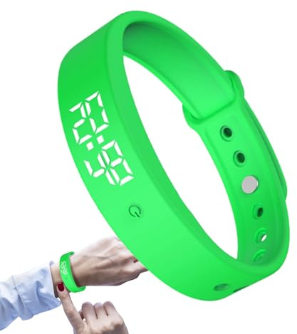 Vibrationsalarm – Silikon-ABS Wie Abgebildet | Fitness-Tracker-Armband Smart-Armband Fitness-Tracker | Komfortable Aktivitätsmonitor-Uhr Für Tägliches -Tracking, Schlafüberwachung Und Gesundhe