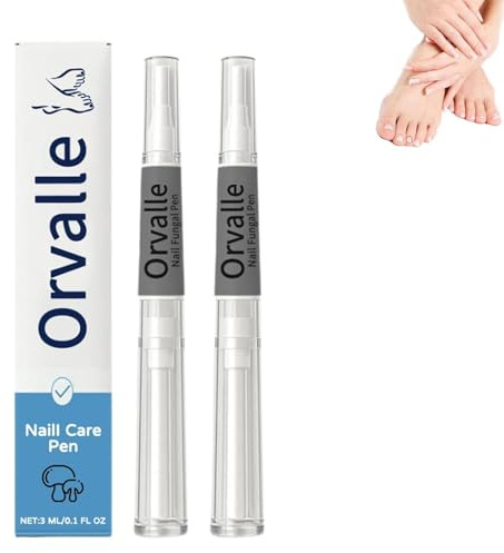 2Pcs Nail Fungus Pen, Nail Care Pen, Anti Fungal pen, Natural Ingredients Nail Serum for Strengthener Nail, Suitable for all nail types