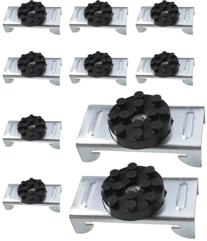 Aisuoka 10 Pack Soundproofing Mounting Clip Sound Isolation Clips for Recording Studio Acoustical Equipment for Wall Ceiling