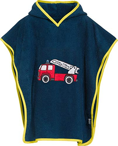 Playshoes Unisex Kinder Frottee-poncho Bademantel Handtuch (1er Pack)