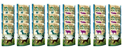 Dehner Best Nature Hundefutter Adult, Wild und Nudeln, 12 x 150 g (1.8 kg) & Best Nature Hundefutter Adult, Lamm und Birne, 12 x 150 g (1.8 kg)