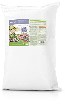 CULTIVERS Bio-Dünger für Sukkulenten und Sukkulenten für Kakteen, 20 kg. Dünger mit langsamer und kontrollierter Freisetzung. 100% biologischer und Veganer Ursprung