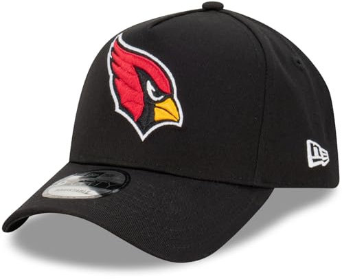 New Era Arizona Cardinals NFL Evergreen Schwarz Verstellbare 9Forty A-Frame Cap - One-Size