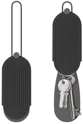 BONE Ausziehbares Schlüsseletui, Unisex Schlüsseltasche Tragbarer Ausziehbarer Autoschlüsselhalter Silikon Schlüsseletui Fall für Autoschlüssel, Niedlich Schlüsselmäppchen
