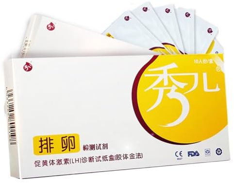 FOMIYES Eisprung-kit 10 Teststreifen Hochpräzises Eisprung-testpapier Für Frauen
