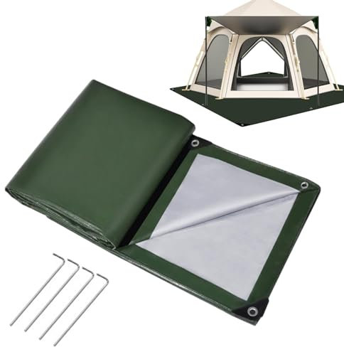 Tent Ground Sheet - Foldable Tent Mat, Awning Carpet | Insulated Tent Floor Mat, Tent Floor Mat, Waterproof Camping Tarpaulins, Portable Tent Base, Reinforced Tent Underlay for Camping