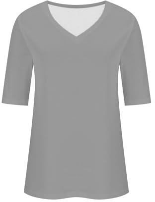 Tages Angebote Sale Damen Bluse Frühling Damen Yoga Shirt Damen Oberteile Damen Sexy Party Ausgefallene Longshirts Damen Longtop Damen Kurzarm Bluse Damen Gemustert Mein Bestellung Sale