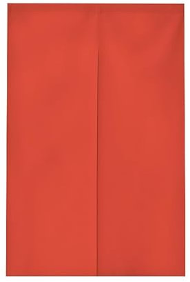 Türvorhang Rot Türvorhang Insektenschutz Polyester Raumteiler Vorhang mit Teleskopstange Vorhang Kurz Küchenvorhang Fliegenvorhang Terrassentür Waschbar Tür Vorhang 80x200cm