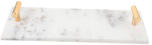 ELAYARD 1pièce Plateau De Service Marbre Élégant pour Gâteaux Et Bijoux Support Pratique De Présentation pour Desserts Et Aliments pour Maison Et Événements