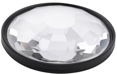FONDOTIN 77mm Kaleidoskop Prismen aus Glas für Kameraobjektiv mit Interessanten Effekten und Hoher Klarheit für Landschafts und Nachtszenen Fotografie