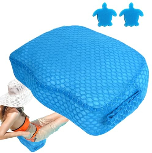 Generico Sedia Vasca Idromassaggio,Sedile per Spa - Antiscivolo per Anziani con Rapido Sprofondamento per Relax in Piscina Giardino Interno Esterno Campeggio