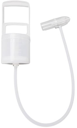 Nasal Aspirator - Strong Suction Manual Nose Cleaner, Anti Backflow Snot Sucker Pump, Hand Nasal Pump Suction, Reusable Booger Remover for Mucus & Congestion Relief (Safe & Hygienic)