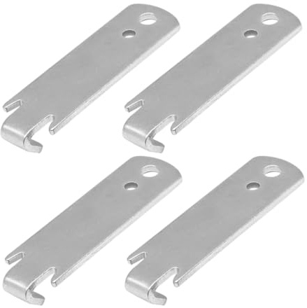 DRESSOOS Outil de Tension pour Fil Acier 4 Pièces, Tendeur de Câble Manuel en Acier, pour Travaux Agricoles et Chantiers, Accessoire de Fixation pour Fil de Clôture