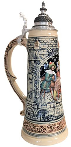 KING Chope de bière allemande scènes potable réplique de 1897 1,5 litres, Limitaet 2022