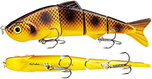 FISHN XXL Hecht Köder Bait Candy, Länge: 20 cm, Gewicht: 83 Gramm, Swimbait Kunstköder/Angelköder/Wobbler zum Angeln auf Raubfische wie Hecht, Zander, Dorsch