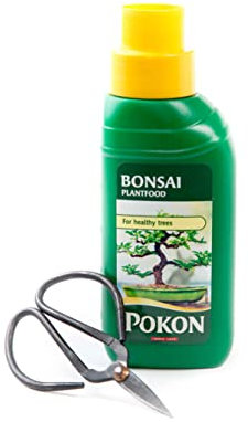 Bonsai Liquid Fertilizer For Indoor Plants | Liquid Plant Food | Plant Nutrients | Bonsai Tree Feed for Plant Growth - Bonsai Tree Indoor Garden Kit - 250ml Food Tree Fertilizer And Pruning Scissors