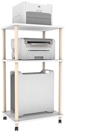 Soporte CPU Bajo Mesa CPU Stand CPU Piso a techo Impresora de piso a techo Host extraíble host Integrado soporte de almacenamiento de madera sólida de madera maciza con ruedas Soporte para CPU