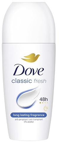Dove Desodorante Roll-On Protección 48 horas Cuidado Esencial Classic 50ml x1