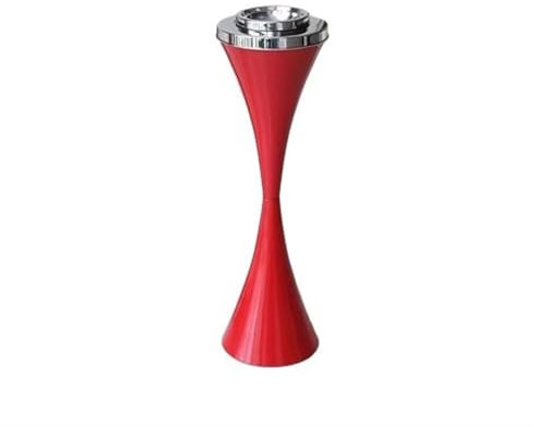 Standaschenbecher Badezimmeraschenbecher, vertikaler Boden, Metall mit Abdeckung, kreativ, modisch, Aufzug, Toilette, Wohnzimmer, Aschenbecher, große Größe Aschenbecher Outdoor/Aschenbecher ( Color :