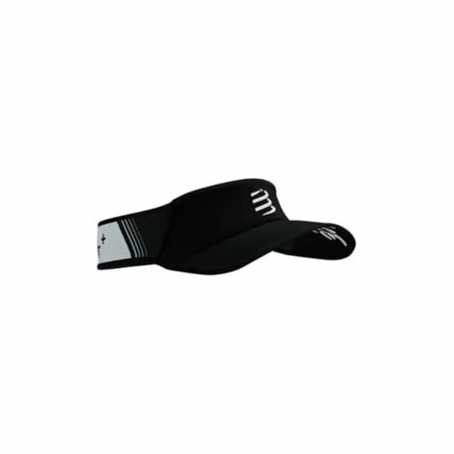 COMPRESSPORT Ultraleichtes Visier – AW24 schwarz/weiß, schwarz / weiß, Einheitsgröße