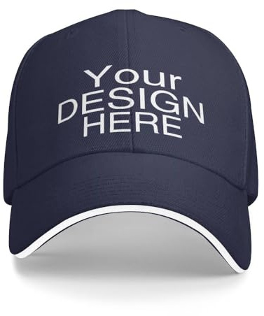KYZMZC Custom Hüte für Frauen Personalisieren Sie den Personalisierte Baseballkappe Entwerfen Sie Ihr eigenes individuelles Hutlogo