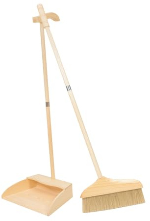TOPBATHY Escoba De Cerdas Suaves y Recogedor Herramienta para Limpiar Pisos para Uso Cocina y Sala De Estar Suministros De Limpieza Reutilizables