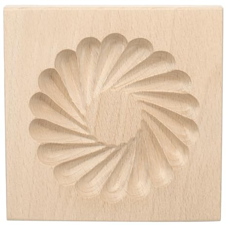 QUARKZMAN Stampo per biscotto in Legno 10cm x 10m Stampo per Biscotto in Legno Sandwich Strumento per Biscotto Intagliato Timbro Pressa Biscotto