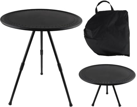 dellyy Vinbord, 38 cm fällbord utomhus, fällbart vinbord utomhus, picknickbord fällbart