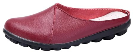 Chaussons pour femme et homme - En cuir - Pantoufles décontractées - Chaussures d'été - Chaussures de marche en plein air - Respirantes - Confortables - Antidérapantes - Légères - Pieds nus