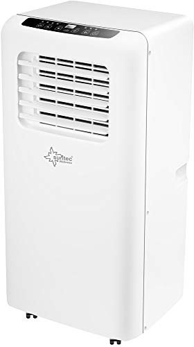 SUNTEC Mobiles Klimagerät Effect 9.0 Eco R290 – Klimaanlage mobil und leise mit Abluftschlauch – Kühler & Entfeuchter für Räume bis 34 qm – Mobile Kühlung für Wohnung & Büro – 9.000 BTU – 2.637 Watt