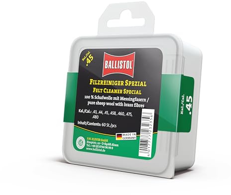 BALLISTOL 23235 Filzreiniger Spezial - Laufreiniger für Gewehr Kal 45-60 Stück