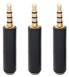 Adaptateur AV Câble vidéo caméra 3,5 mm vers RCA AV, câble mâle 3,5 mm vers fiche mâle 3RCA pour câble Audio stéréo AUX pour Smartphones, MP3, tablettes, Haut-parleurs, Home cinéma (3-Pack)