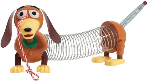 Disney and Pixar Toy Story Slinky Dog Jr Pull Toy, Toys for 3 Year Old Girls and Boys, Kids Toys for Ages 18 Month by Just Play