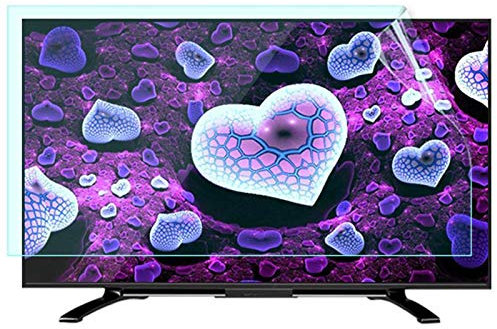 BDSHL TV Screen Protector - Anti-Glare/Anti Blue Light/Anti Scratch Film Suitable for 32-75 Inch TV, Relieve Eye Fatigue Prevent Myopia (Color : Matte Version, Size : 65 inch 1429x804mm)