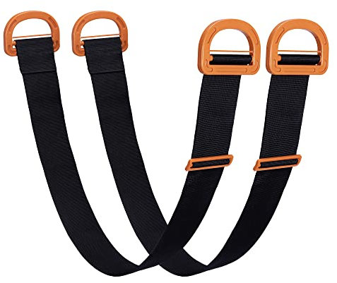Navaris Transportgurt 5er Set - 2x Tragegurt 2x Gurt mit Klettverschluss 1x Gurt mit Schloss - Trageriemen für Umzug - Umzugsgurte mit verstellbarer Länge 102-174cm