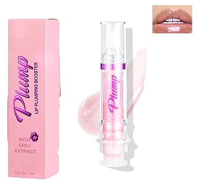 Lip Plumper, Plumping Lip Gloss, Plump And Pout Lip Plumping Booster Gloss, Lip Plumper, Long Lasting Moisturizing Shimmer Lip Plumper (02#)