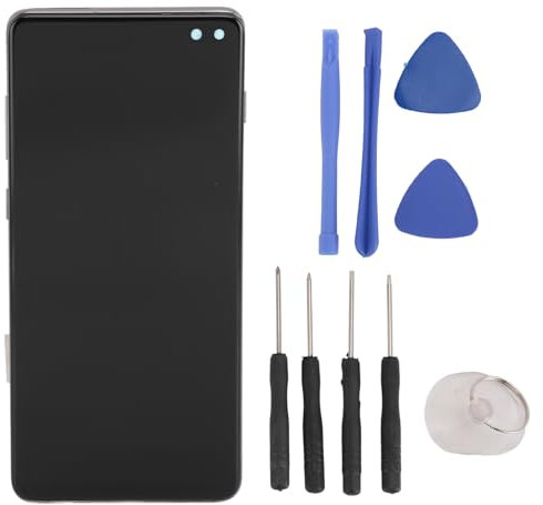 Reemplazo de Pantalla de Teléfono para S10 Plus, Pantalla LCD Táctil Digitalizador Asamblea con Marco y Herramientas de Reparación, TFT Táctil Digitalizador LCD Pantalla
